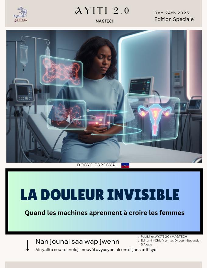Couverture — La Douleur Invisible : quand les machines apprennent à croire les femmes