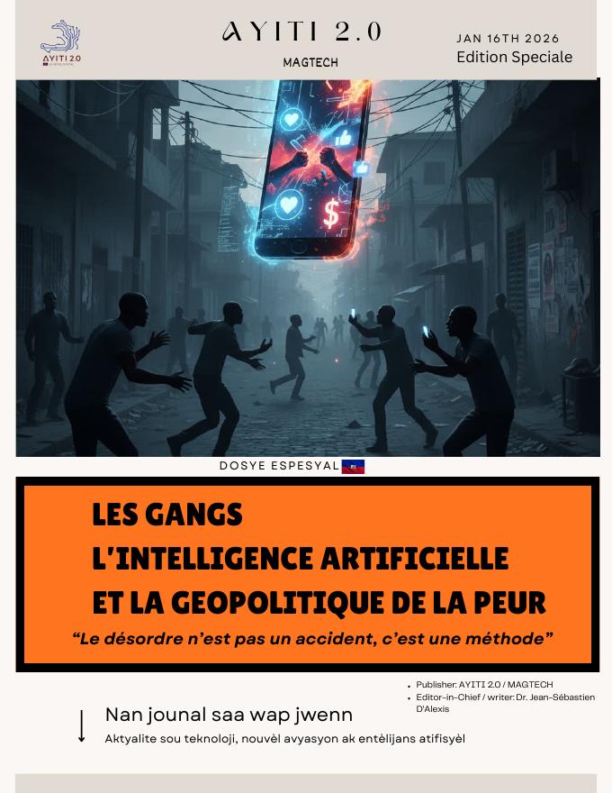 Couverture — L'IA et la Géopolitique de la Peur